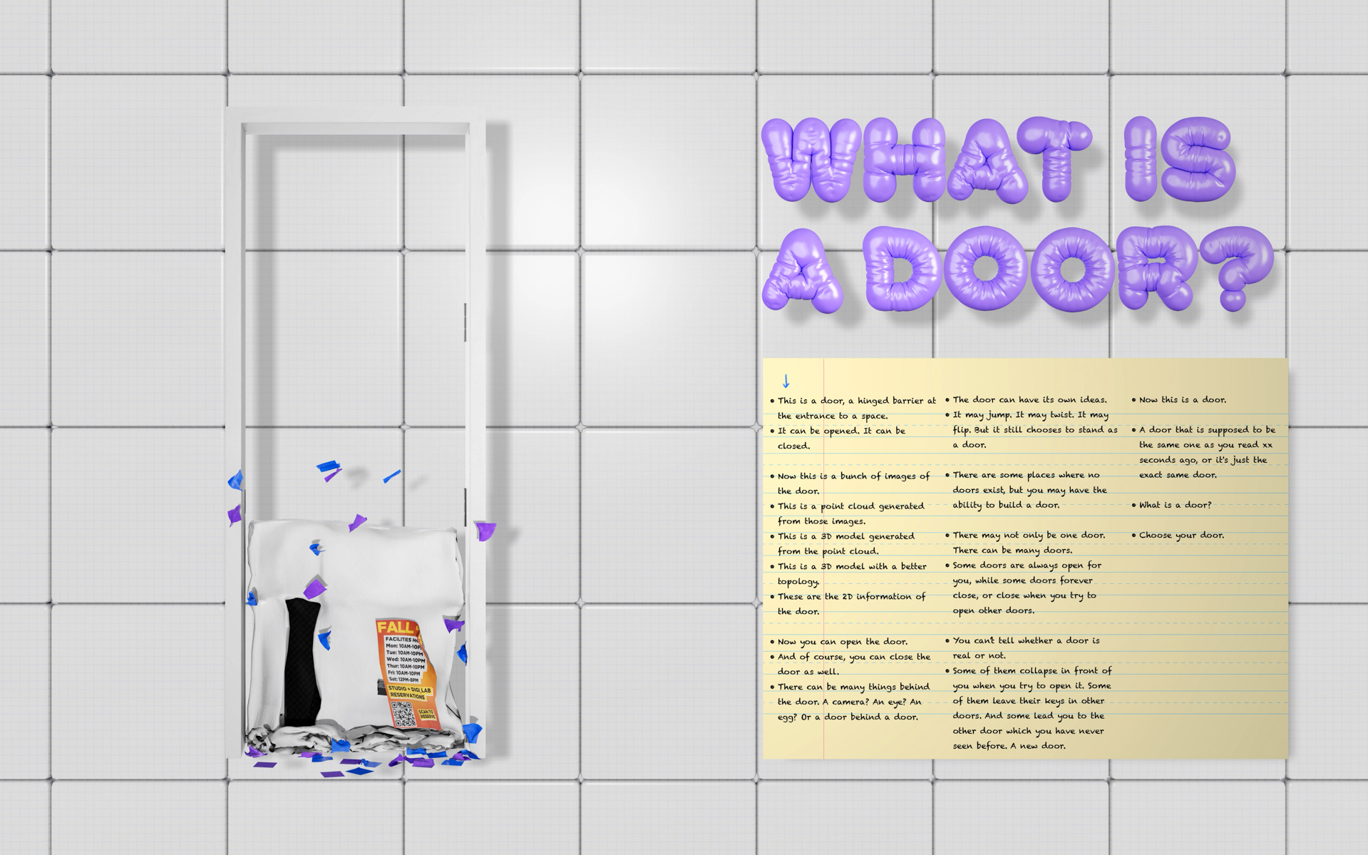 What Is a Door? - Shentong Yu